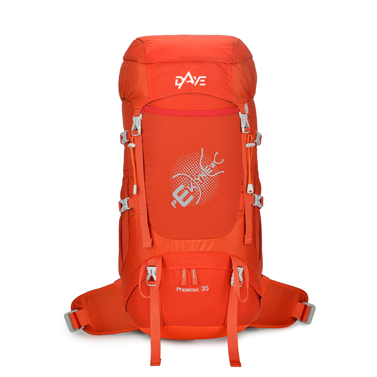 40l waterproof light external hiking backpack with rain cover