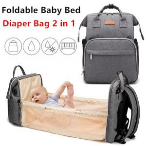 diaper bag baby bed 2 in 1