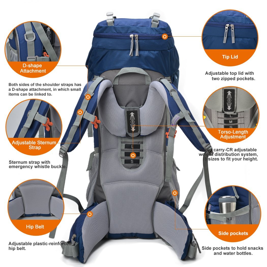 70l Hiking Backpack